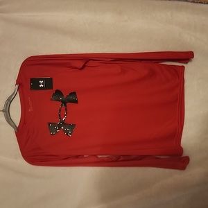 Underarmour red long sleeve